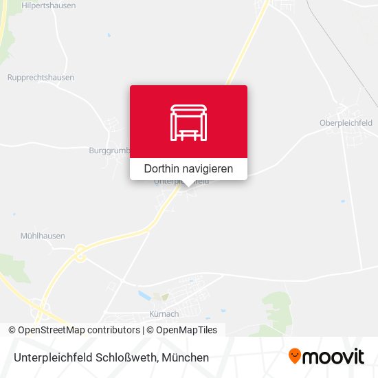 Unterpleichfeld Schloßweth Karte