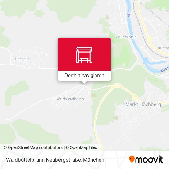 Waldbüttelbrunn Neubergstraße Karte