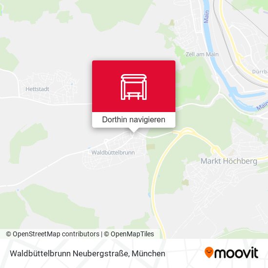 Waldbüttelbrunn Neubergstraße Karte