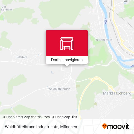 Waldbüttelbrunn Industriestr. Karte