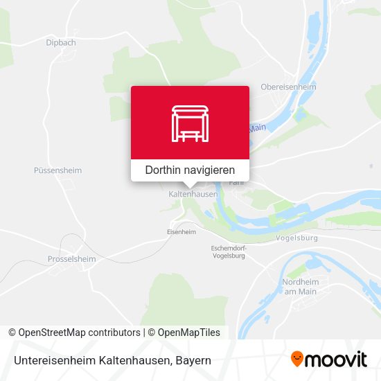 Untereisenheim Kaltenhausen Karte