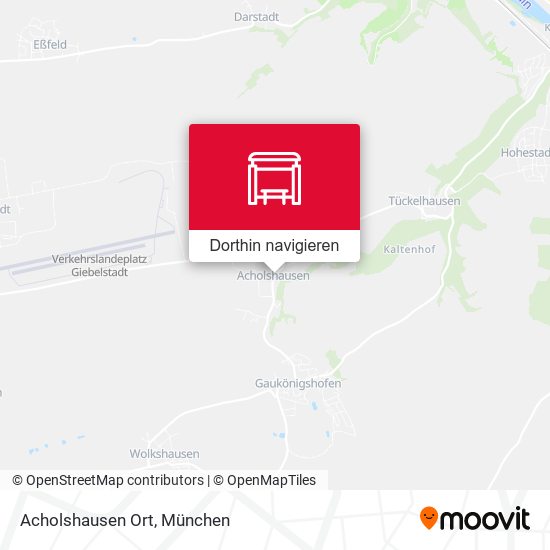 Acholshausen Ort Karte