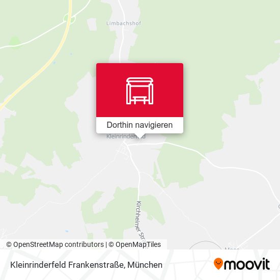 Kleinrinderfeld Frankenstraße Karte