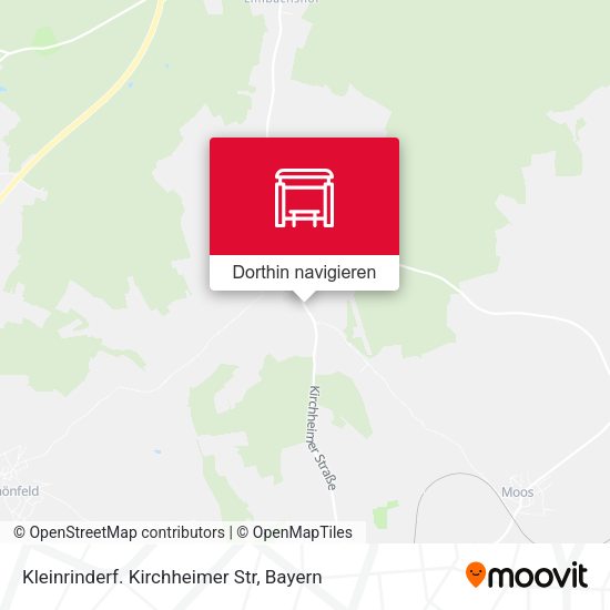 Kleinrinderf. Kirchheimer Str Karte