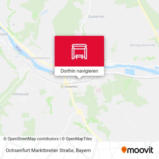 Ochsenfurt Marktbreiter Straße Karte