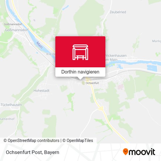 Ochsenfurt Post Karte