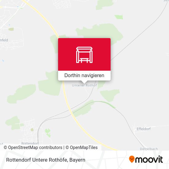 Rottendorf Untere Rothöfe Karte