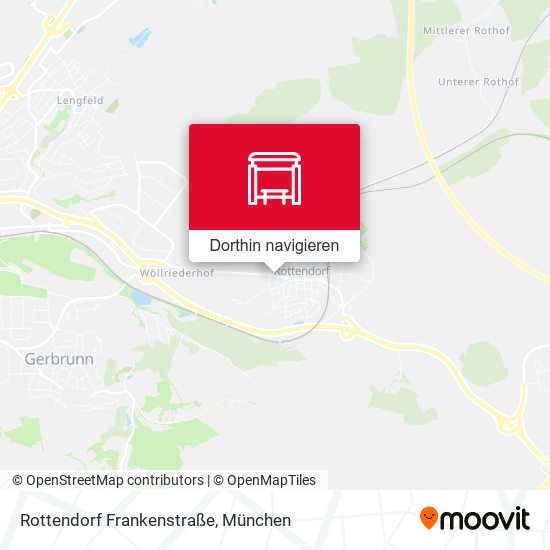 Rottendorf Frankenstraße Karte