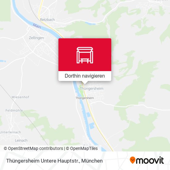 Thüngersheim Untere Hauptstr. Karte