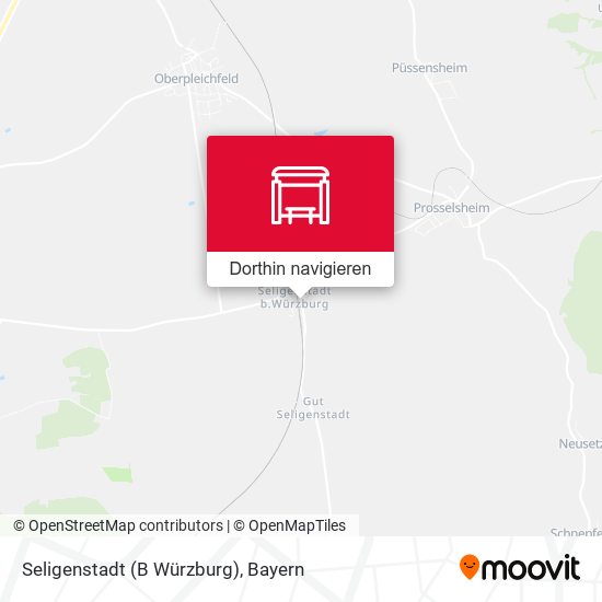 Seligenstadt (B Würzburg) Karte