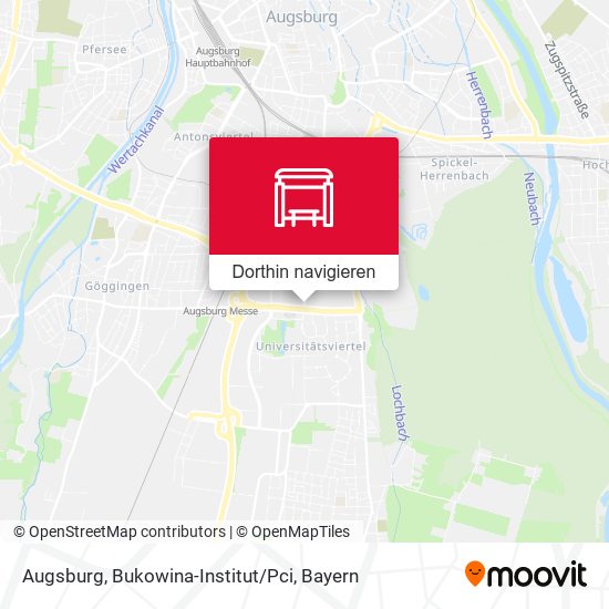 Augsburg, Bukowina-Institut / Pci Karte