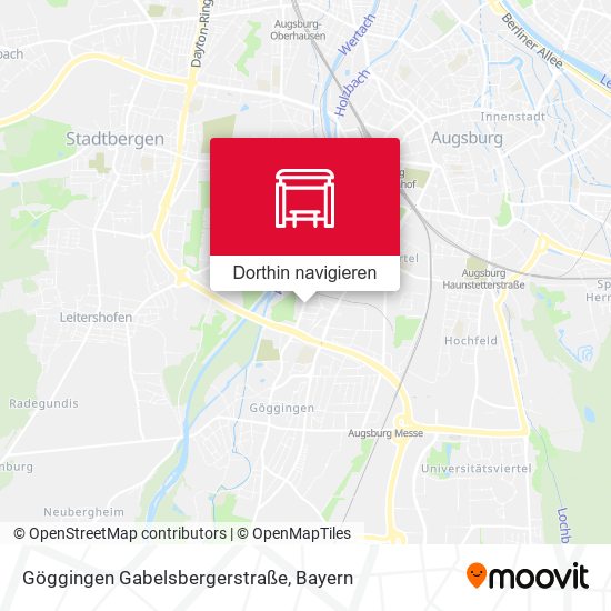 Göggingen Gabelsbergerstraße Karte