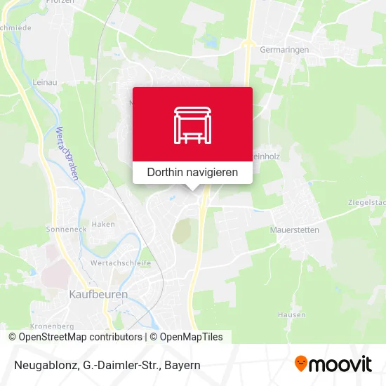 Neugablonz, G.-Daimler-Str. Karte