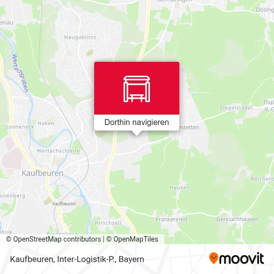 Kaufbeuren, Inter-Logistik-P. Karte