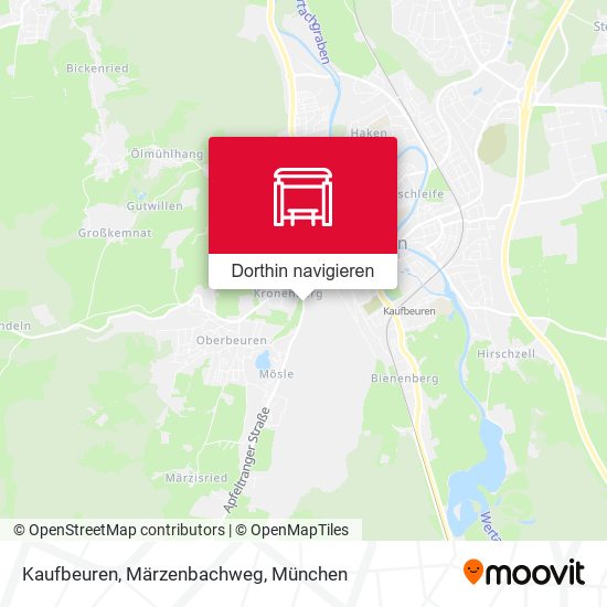 Kaufbeuren, Märzenbachweg Karte