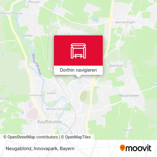 Neugablonz, Innovapark Karte