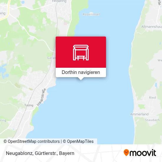 Neugablonz, Gürtlerstr. Karte