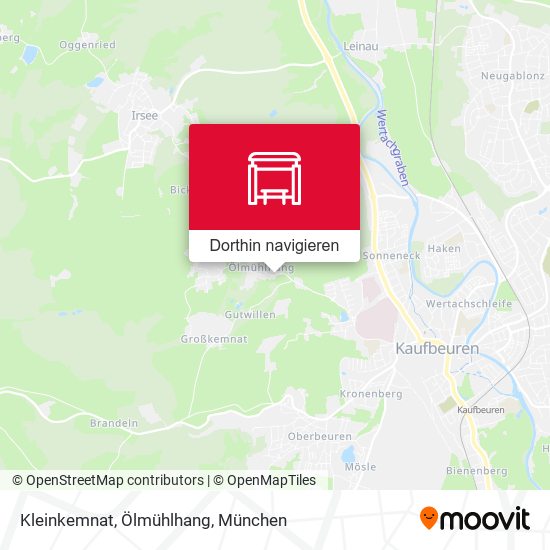 Kleinkemnat, Ölmühlhang Karte