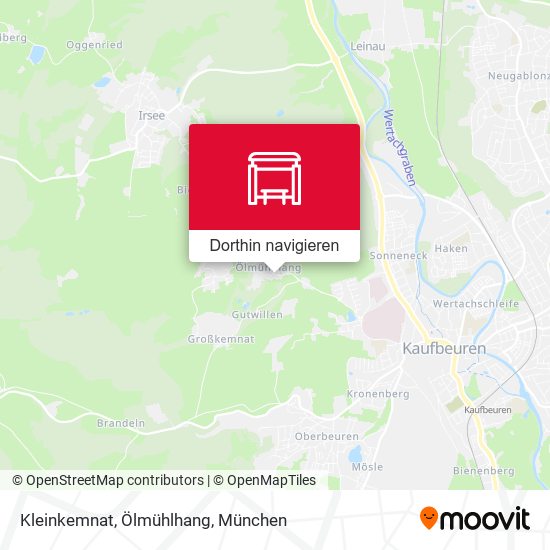 Kleinkemnat, Ölmühlhang Karte
