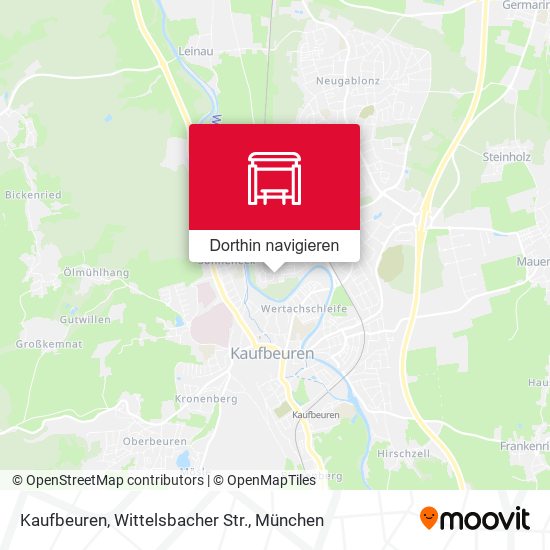 Kaufbeuren, Wittelsbacher Str. Karte