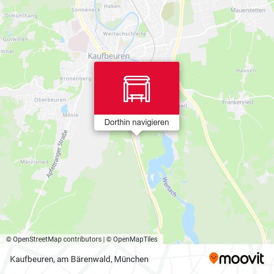 Kaufbeuren, am Bärenwald Karte