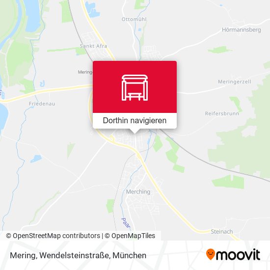 Mering, Wendelsteinstraße Karte