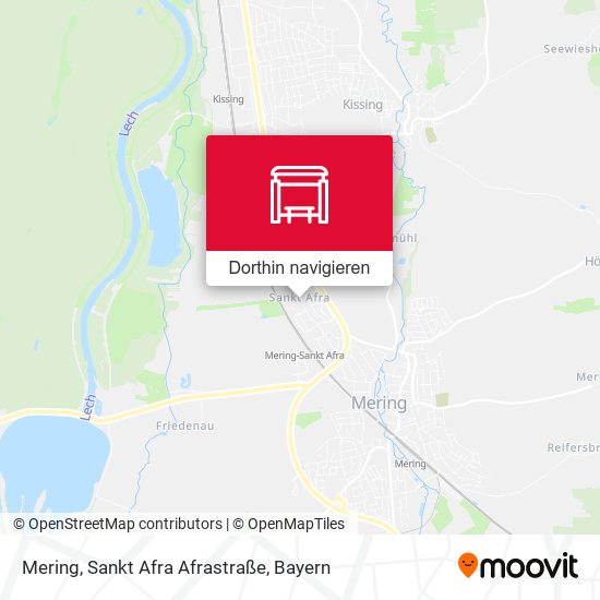 Mering, Sankt Afra Afrastraße Karte