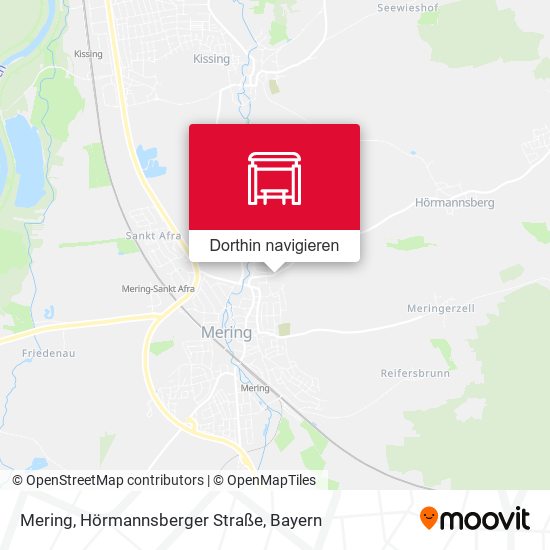 Mering, Hörmannsberger Straße Karte