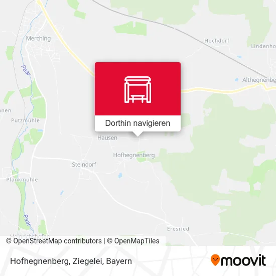 Hofhegnenberg, Ziegelei Karte
