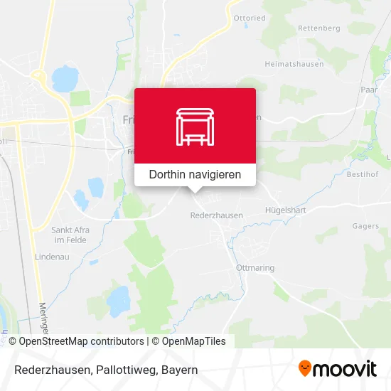 Rederzhausen, Pallottiweg Karte