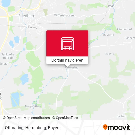 Ottmaring, Herrenberg Karte