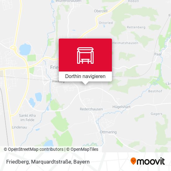 Friedberg, Marquardtstraße Karte