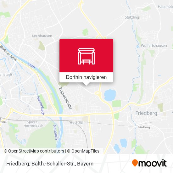 Friedberg, Balth.-Schaller-Str. Karte