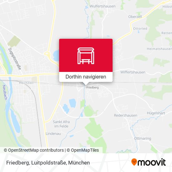Friedberg, Luitpoldstraße Karte