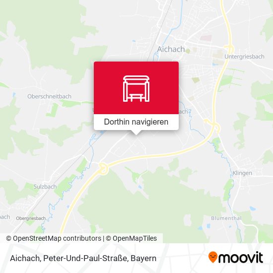 Aichach, Peter-Und-Paul-Straße Karte