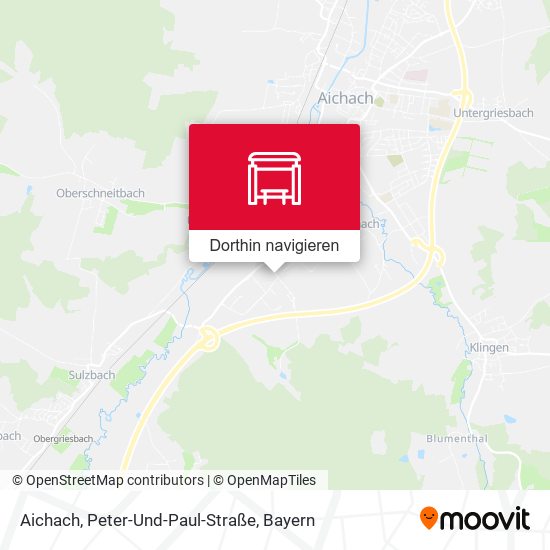 Aichach, Peter-Und-Paul-Straße Karte