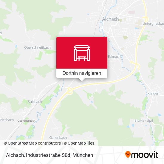 Aichach, Industriestraße Süd Karte
