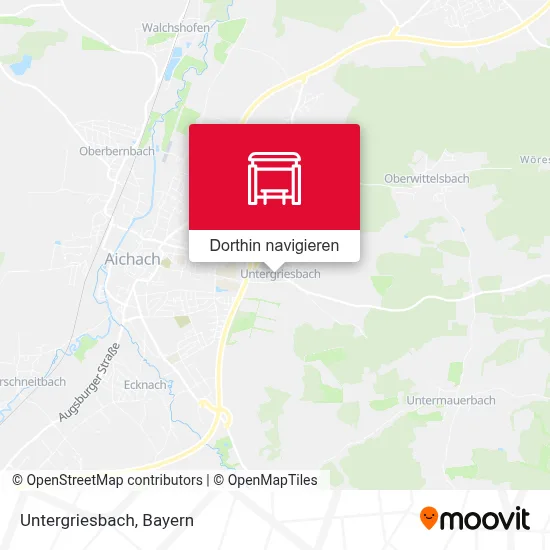 Untergriesbach Karte