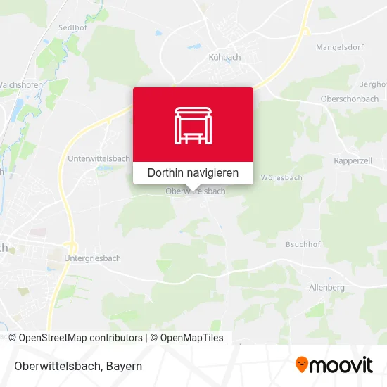 Oberwittelsbach Karte