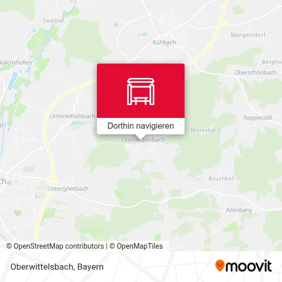 Oberwittelsbach Karte
