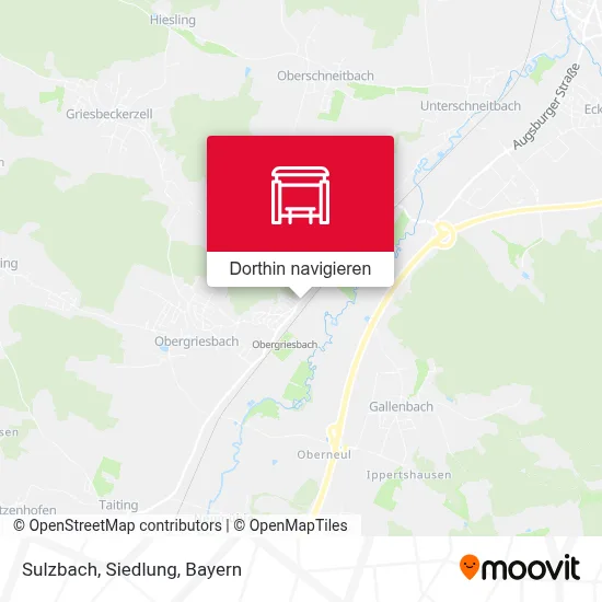 Sulzbach, Siedlung Karte