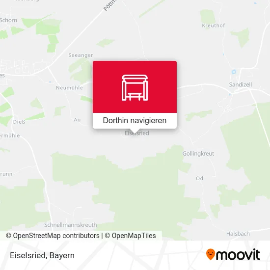 Eiselsried Karte