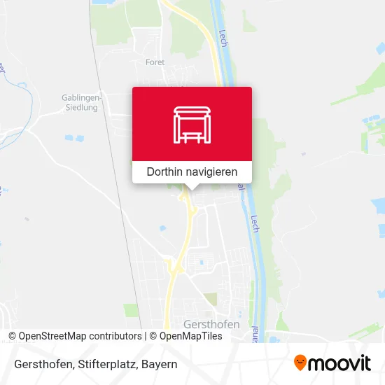 Gersthofen, Stifterplatz Karte