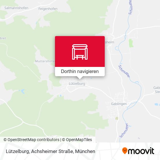 Lützelburg, Achsheimer Straße Karte