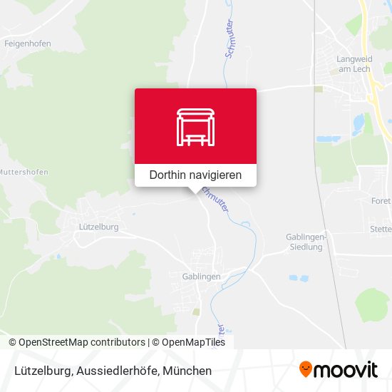 Lützelburg, Aussiedlerhöfe Karte