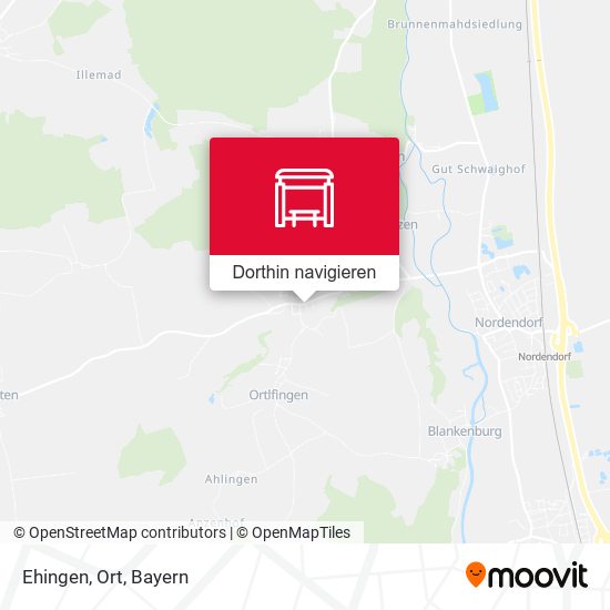 Ehingen, Ort Karte