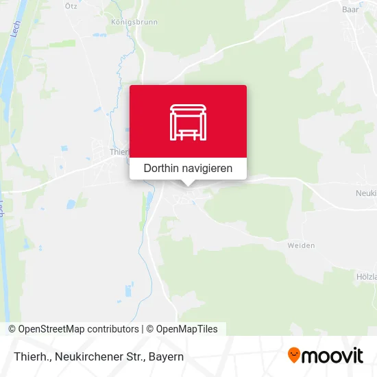 Thierh., Neukirchener Str. Karte