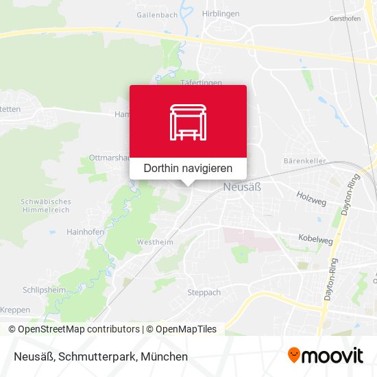 Neusäß, Schmutterpark Karte