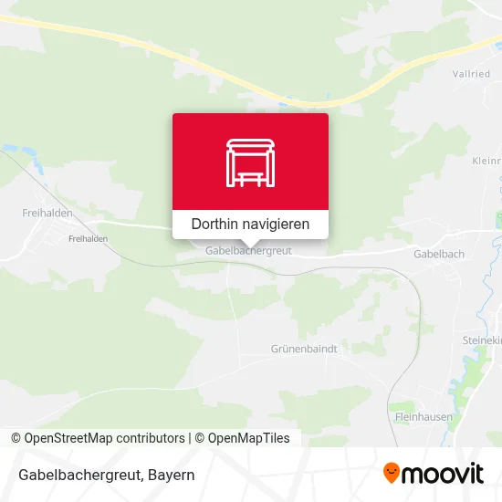 Gabelbachergreut Karte