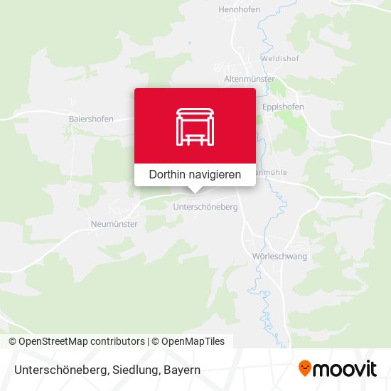 Unterschöneberg, Siedlung Karte